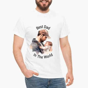 Best dad in world t-shirt 